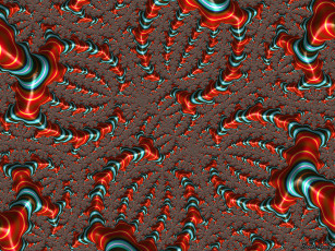 Картинка 3д+графика fractal+ фракталы узор фон цвета