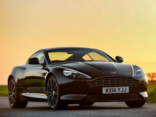 обоя автомобили, aston martin, темный, 2014г, uk-spec, carbon, black, db9, aston, martin