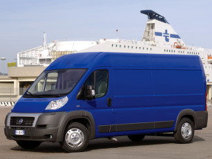 Картинка автомобили fiat синий 250 ducato van maxi l3h2