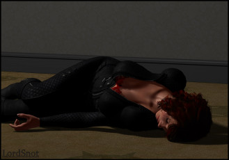 обоя lordsnot-black widow, 3д графика, fantasy , фантазия, девушка