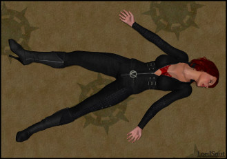 Картинка lordsnot-black+widow 3д+графика fantasy+ фантазия девушка