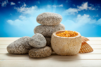 Картинка разное ракушки +кораллы +декоративные+и+spa-камни камни соль для ванны спа