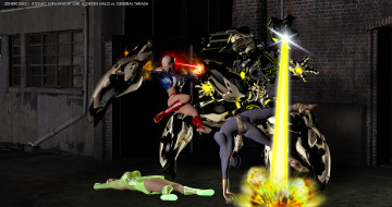 Картинка 3д+графика fantasy+ фантазия робот девушки