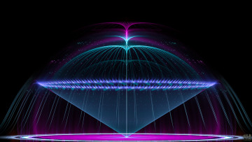 Картинка 3д+графика fractal+ фракталы цвета фон узор