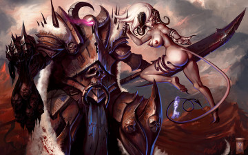 Картинка tyler+james фэнтези демоны рога