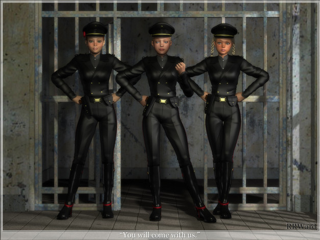 Обои картинки фото 3д графика, fantasy , фантазия, форма, девушки