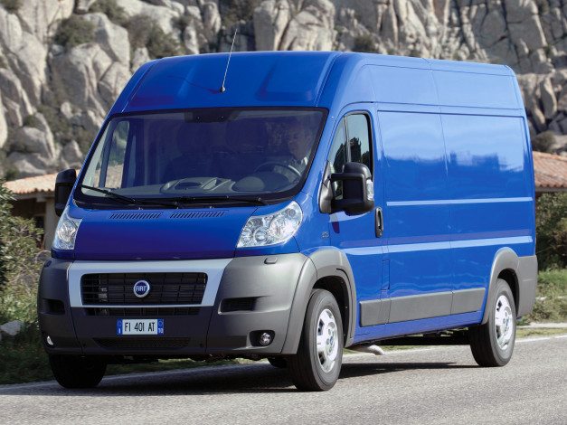 Обои картинки фото автомобили, fiat, ducato, maxi, van, синий, 250, l3h2