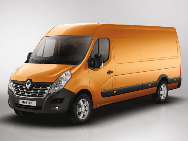 Обои картинки фото автомобили, renault, 2014, van, l4h2, master