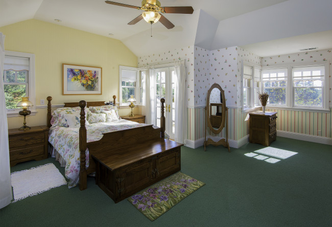 Обои картинки фото интерьер, спальня, кровать