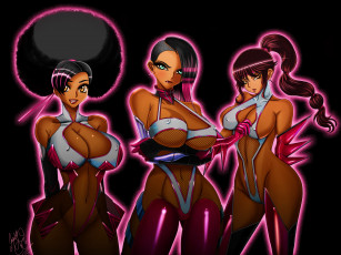 Картинка рисованное люди фон девушки взгляд