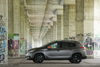 Картинка автомобили peugeot black matt 2008 2015г