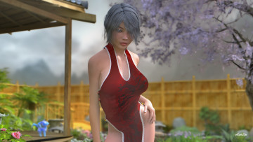 Картинка 3д+графика люди+ people фон взгляд девушка