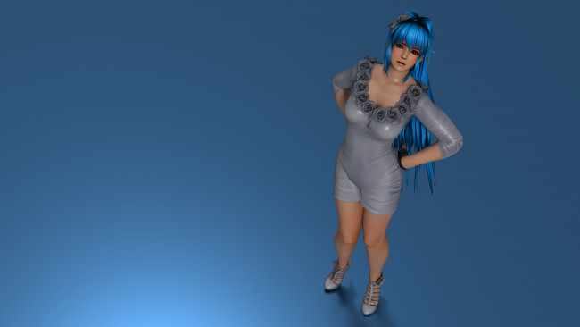 Обои картинки фото 3д графика, аниме , anime, девушка, взгляд, фон