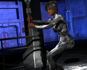 Картинка 3д+графика фантазия+ fantasy фон взгляд девушка