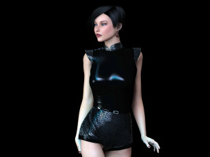 Картинка 3д+графика люди+ people взгляд девушка фон