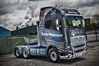 Картинка автомобили volvo+trucks fh16 650 2014г uk-spec globetrotter tractor volvo xl cab