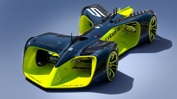 Картинка roborace+nvidia автомобили 3д радиоуправление скорость гонки roborace nvidia robomobil