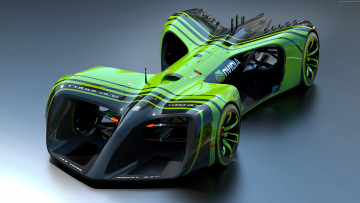 Картинка roborace+nvidia автомобили 3д скорость радиоуправление гонки roborace nvidia robomobil
