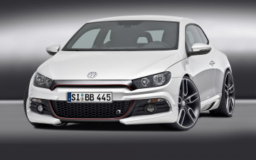 Картинка автомобили volkswagen scirocco фольксваген белый