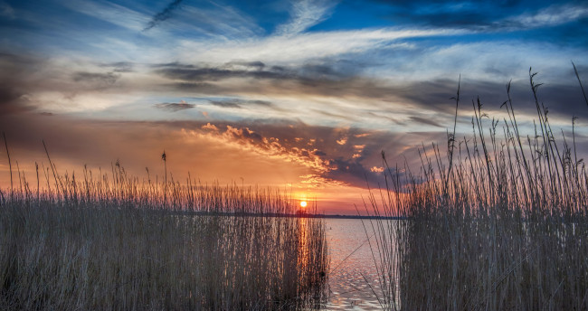 Обои картинки фото природа, восходы, закаты, рассвет