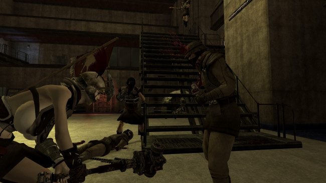 Обои картинки фото 3д графика, фантазия , fantasy, люди, оружие