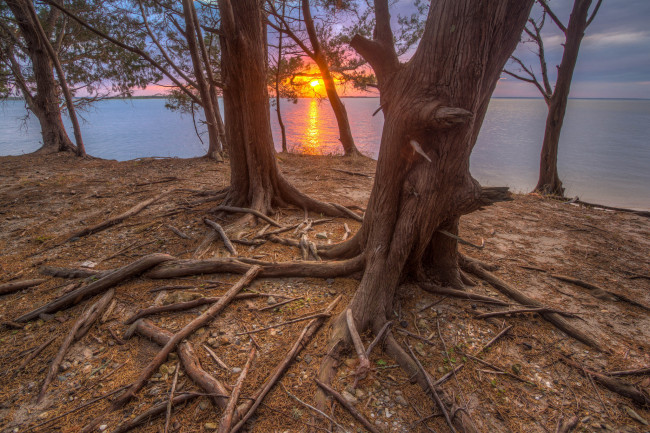 Обои картинки фото природа, восходы, закаты, рассвет