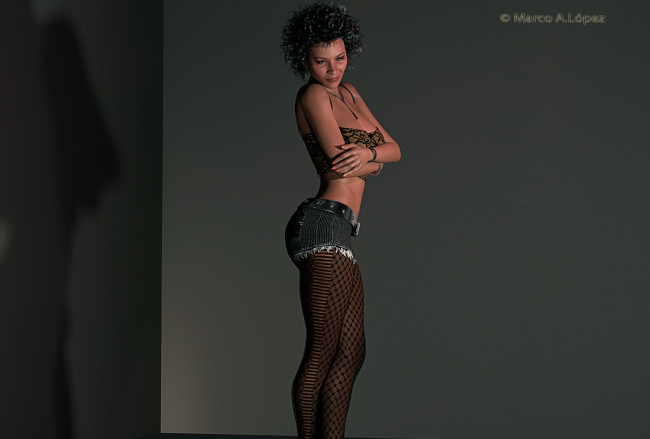 Обои картинки фото 3д графика, люди , people, фон, взгляд, девушка