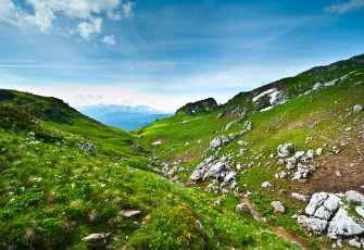 Картинка лаго-наки природа горы северный кавказ плато