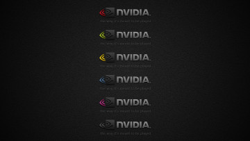Картинка компьютеры nvidia фон логотип