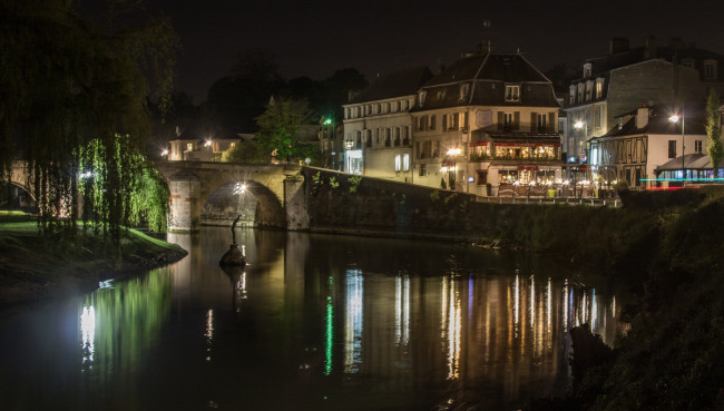 Обои картинки фото города, - огни ночного города, ночь, огни