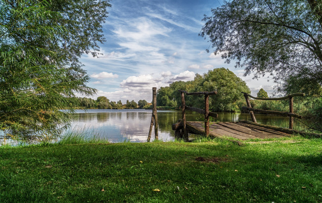 Обои картинки фото природа, реки, озера, река, лес