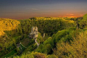 Картинка burg+eltz города замки+германии простор