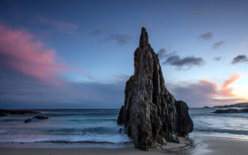 Картинка природа побережье берег скала волны