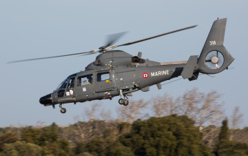 Картинка super+dauphin+318 авиация вертолёты вертушка