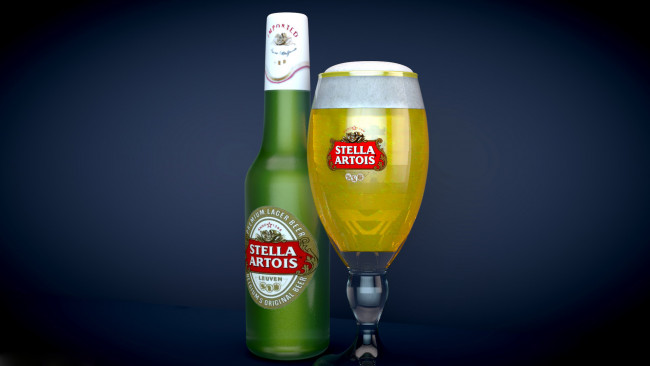 Обои картинки фото бренды, stella artois, пиво