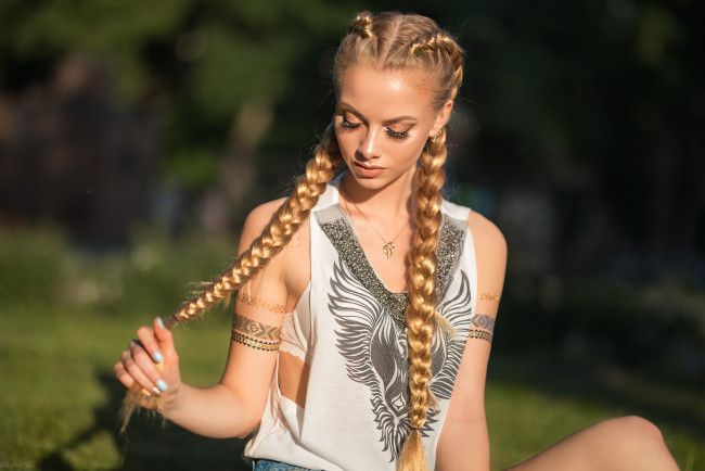 Обои картинки фото девушка, девушки, -unsort , блондинки,  светловолосые, модель