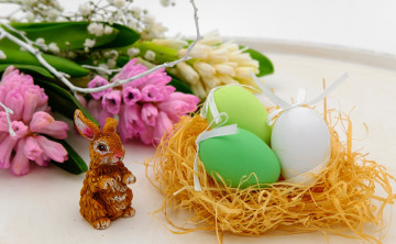 Картинка праздничные пасха крашенки гиацинты