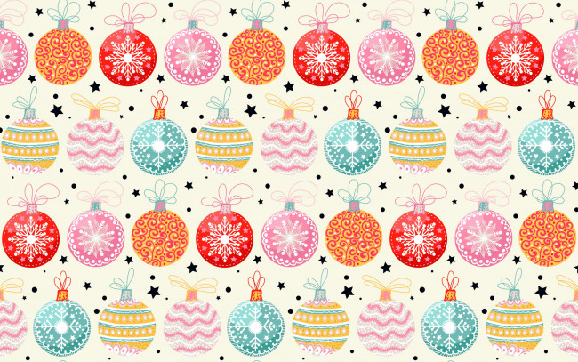 Обои картинки фото праздничные, векторная графика , новый год, шары