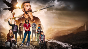 Картинка mythic+quest +raven`s+banquet+ 2020- кино+фильмы -unknown+ другое легендарный квест сериал 1 сезон фильмы 2020 года комедия elisha henig caitlin mcgee