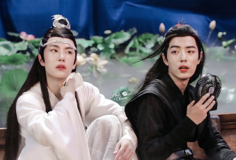 обоя разное, знаменитости, ван, ибо, сяо, чжань, костюмы, съемки