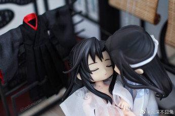 Картинка разное игрушки вэй усянь лань ванцзы куклы бочка купание