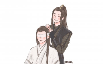 Картинка сюэ+ян+и+сяо+синчень рисованное кино +мультфильмы the untamed неукротимый повелитель чэньцин мосян тунсю mo dao zu shi магистр дьявольского культа