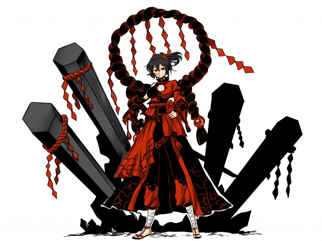 Обои картинки фото аниме, touhou, тоухоу