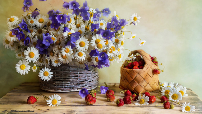 Обои картинки фото еда, клубника,  земляника