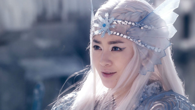 Обои картинки фото кино фильмы, ice fantasy, королева, лицо