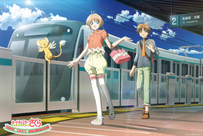 Обои картинки фото аниме, card captor sakura, сакура, собирательница, карт