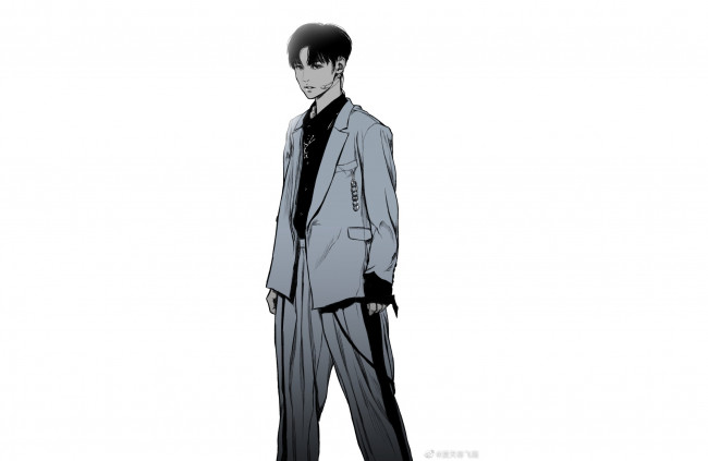 Обои картинки фото сун цзиян,  song ji yang, рисованное, люди, сун, цзиян, китайский, актёр, певец