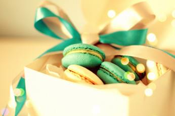 Картинка еда макаруны лакомство печенье