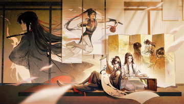 Картинка аниме mo+dao+zu+shi вэй усянь лань ванцзы свиток