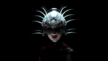 Картинка фэнтези девушки фантазия маска